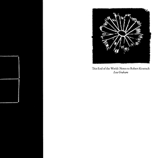 This End of the World: Notes to Robert Kroetsch, cover image.